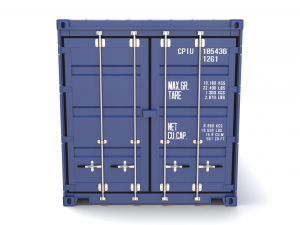 40ft shipping container open top 2 3D मॉडल