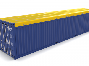 40ft shipping container open top 2 3D मॉडल