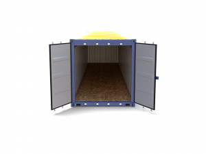 40ft shipping container open top 2 3D मॉडल