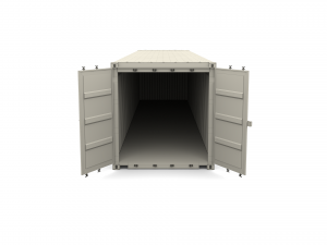 40ft shipping container open top 2 3D मॉडल