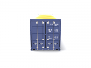 40ft shipping container open top 2 3D मॉडल
