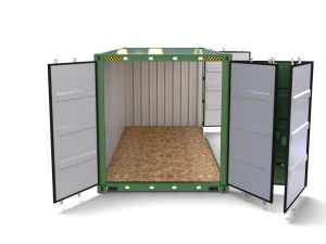 20ft shipping container side open 3D Model