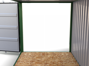 20ft shipping container side open Model 3D