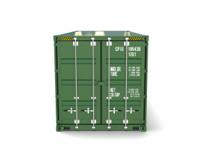 20ft shipping container side open Model 3D