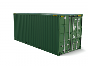 20ft shipping container side open Model 3D