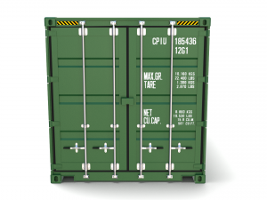 20ft shipping container side open Model 3D