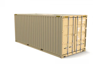 20ft shipping container side open 2 3D Model