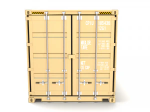 20ft shipping container side open 2 3D Model
