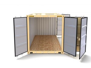 20ft shipping container side open 2 3D मॉडल