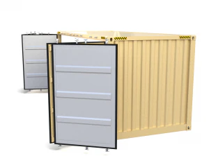 20ft shipping container side open 2 3D Model