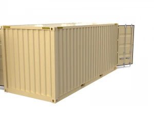 20ft shipping container side open 2 3D Model