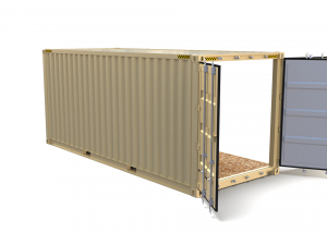 20ft shipping container side open 2 3D मॉडल