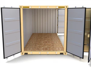 20ft shipping container side open 2 3D Model