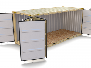 20ft shipping container side open 2 3D मॉडल
