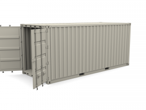20ft shipping container side open 2 3D मॉडल
