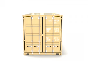 20ft shipping container side open 2 3D Model