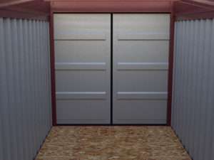 20ft shipping container open top no cover 3D मॉडल