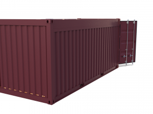 20ft shipping container open top no cover 3D मॉडल