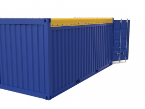 20ft shipping container open top 3D मॉडल