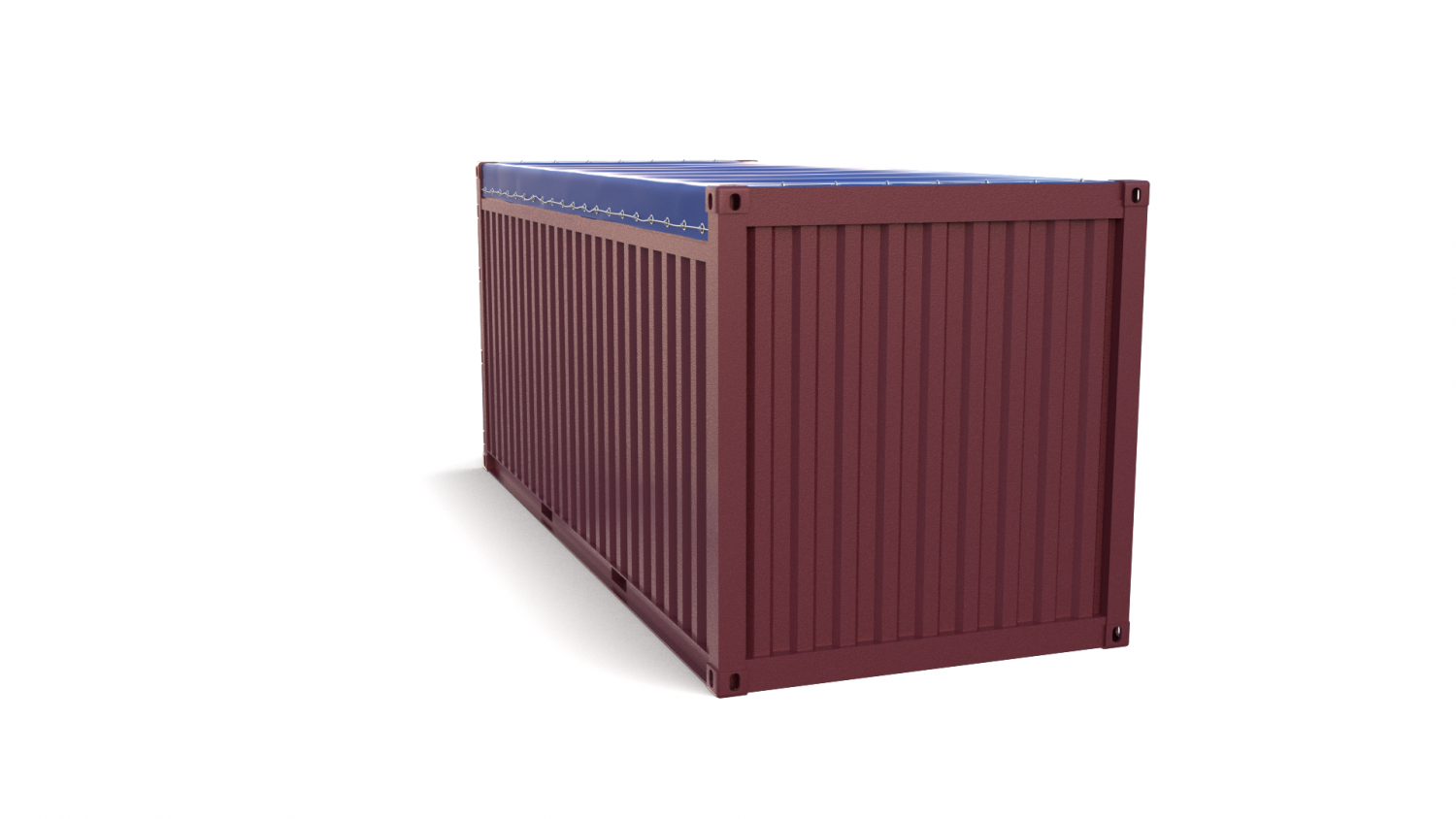 Insert carrier to open container scard. Контейнер 3д модель open top. гост на контейнер опен топ.
