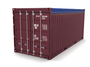 20ft shipping container open top 2 3D मॉडल