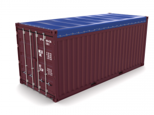 20ft shipping container open top 2 3D मॉडल