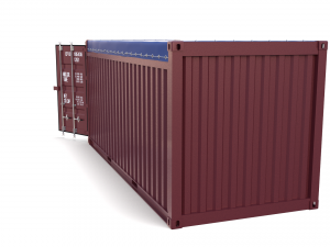 20ft shipping container open top 2 3D मॉडल