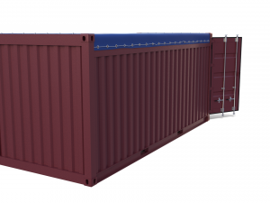 20ft shipping container open top 2 3D मॉडल
