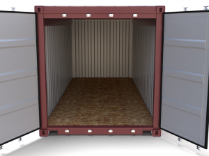 20ft shipping container open top 2 3D मॉडल