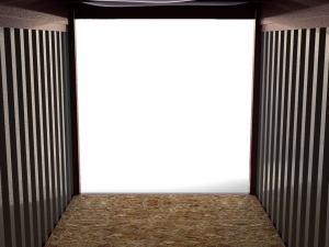 20ft shipping container open top 2 3D मॉडल