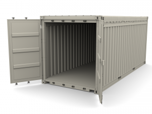20ft shipping container open top 2 3D मॉडल