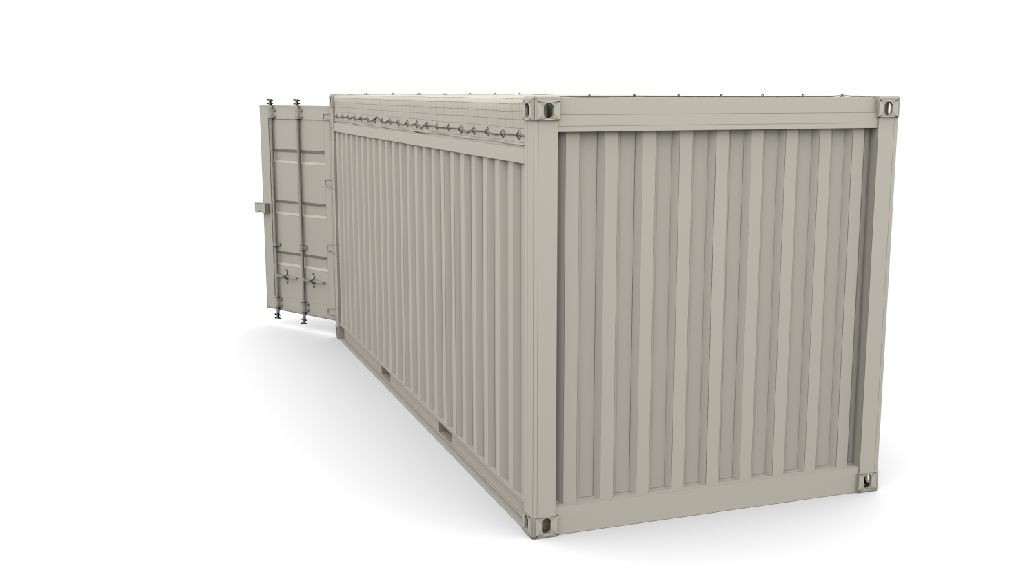 Insert carrier to open container scard. Контейнер 3д модель open top. блок контейнер 3d. контейнер 20 тонн. tank containers 3d model.