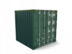 8ft shipping container 3D Model