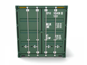 8ft shipping container 3D Model
