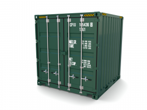 8ft shipping container 3D Model