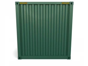 8ft shipping container 3D Model