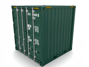 8ft shipping container 3D Model