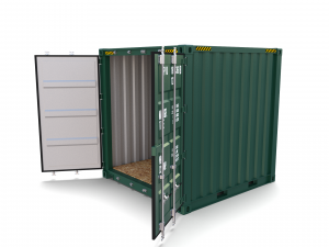 8ft shipping container 3D Model
