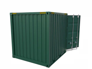 8ft shipping container 3D Model