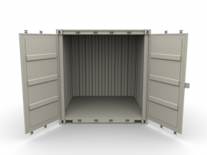 8ft shipping container 3D Model
