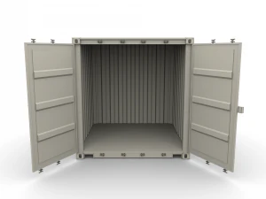 8ft shipping container 3D Model