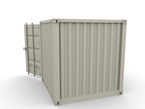 8ft shipping container 3D Model