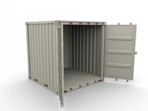 8ft shipping container 3D Model