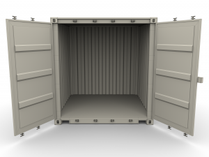 8ft shipping container 3D Model
