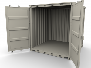 8ft shipping container 3D Model