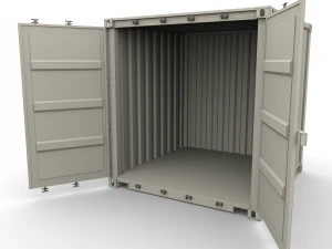 8ft shipping container 3D Model
