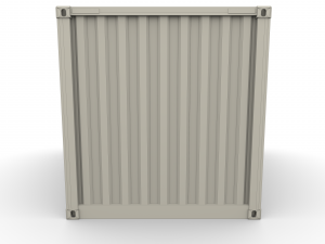 8ft shipping container 3D Model