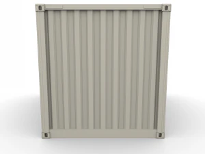8ft shipping container 3D Model