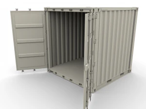 8ft shipping container 3D Model