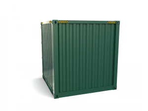 8ft shipping container 3D Model